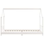 vidaXL Rám detskej postele biely 90x200 cm masívna borovica – Obrázok 4