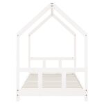 vidaXL Rám detskej postele biely 90x200 cm masívna borovica – Obrázok 5