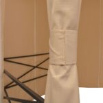 vidaXL Záhradný altánok/stan so závesmi, šesťuholník 360x265 cm – Obrázok 6