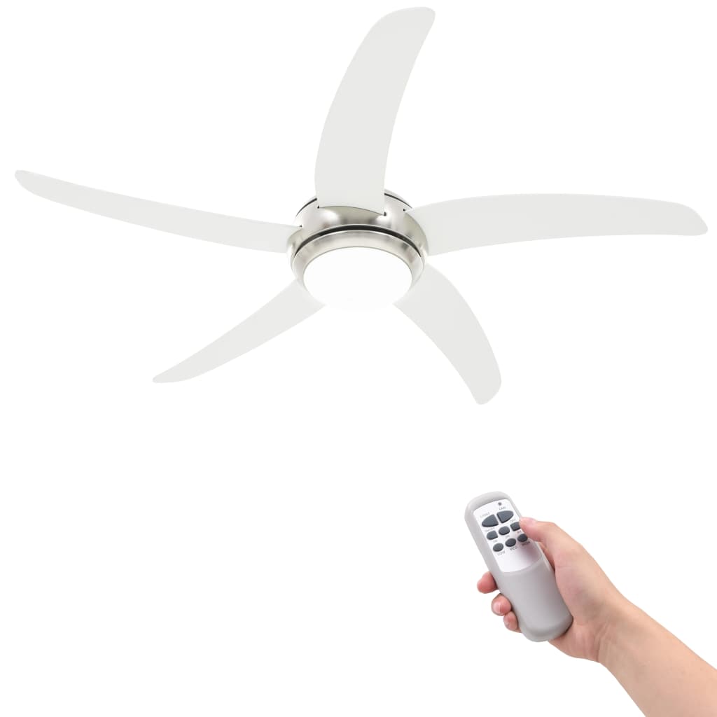 VXL8718475508854_a_en_hd_1.jpg vidaXL Ozdobný stropný ventilátor s osvetlením 128 cm biely – Obrázok 1