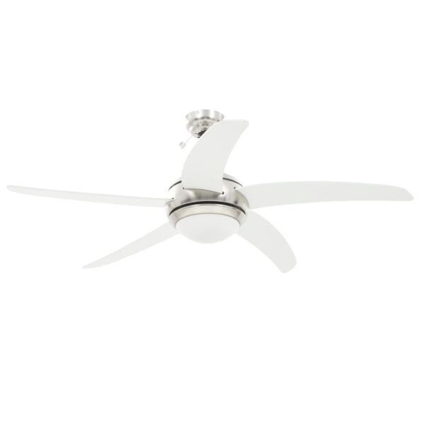 vidaXL Ozdobný stropný ventilátor s osvetlením 128 cm biely – Obrázok 6