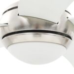 vidaXL Ozdobný stropný ventilátor s osvetlením 128 cm biely – Obrázok 9