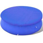 vidaXL Kruhová krycia plachta na bazén z PE, 540 cm, 90 g/m² – Obrázok 2
