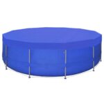 vidaXL Kruhová krycia plachta na bazén z PE, 540 cm, 90 g/m² – Obrázok 3