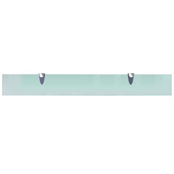 vidaXL Nástenná sklenená polička 80x10 cm, 8 mm – Obrázok 3