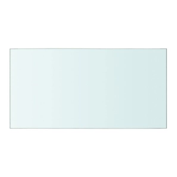 vidaXL Poličkový panel z priehľadného skla, 40x20 cm – Obrázok 2