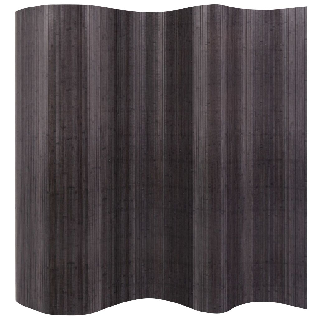 VXL8718475533566_a_en_hd_1.jpg vidaXL Paraván z bambusu, sivý šírka 250 cm, výška 165 cm – Obrázok 1