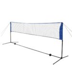 vidaXL Bedmintonová sada siete a košíkov, 300x155 cm – Obrázok 2