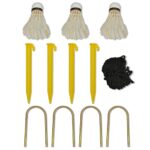 vidaXL Bedmintonová sada siete a košíkov, 300x155 cm – Obrázok 10