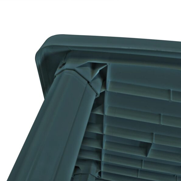 vidaXL Záhradný stôl, zelený 101x68x72 cm, plast – Obrázok 4