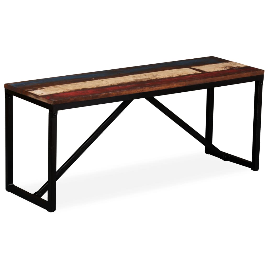 VXL8718475577775_a_en_hd_1.jpg vidaXL Lavička, recyklovaný masív 110x35x45 cm – Obrázok 1