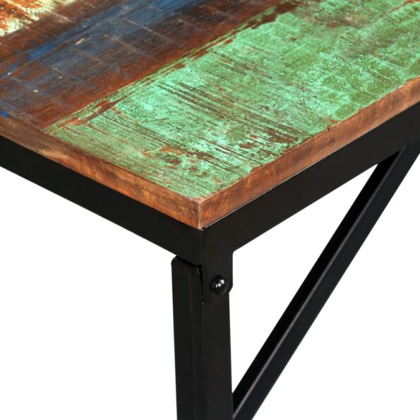 vidaXL Lavička, recyklovaný masív 110x35x45 cm – Obrázok 4
