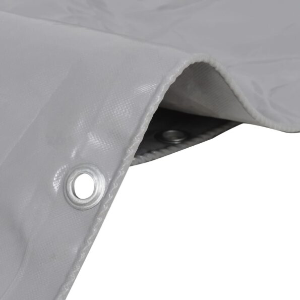 vidaXL Celta 650 g/m², 3x3 m, sivá – Obrázok 2