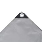 vidaXL Celta 650 g/m², 3x3 m, sivá – Obrázok 3