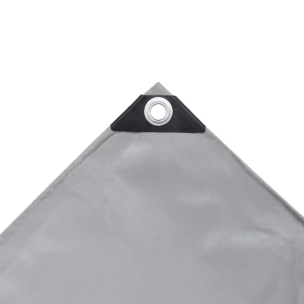 vidaXL Celta 650 g/m², 3x3 m, sivá – Obrázok 3