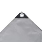 vidaXL Celta 650 g/m², 4x7 m, sivá – Obrázok 3