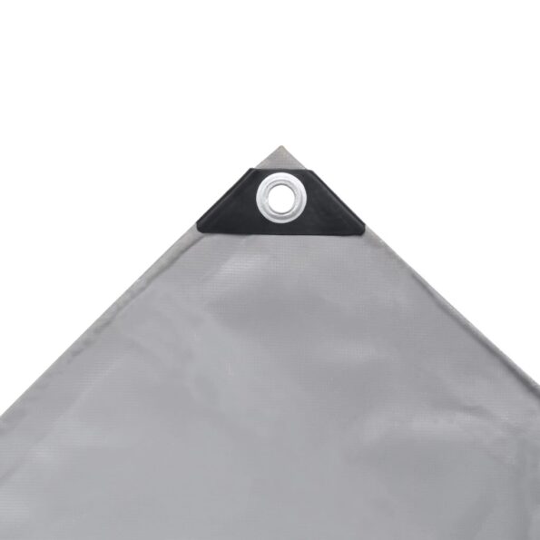 vidaXL Celta 650 g/m², 4x7 m, sivá – Obrázok 3