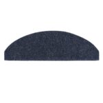 vidaXL Schodové rohože, samolepiace, 15 ks, 65x21x4 cm, modré, polkruhové, veľké – Obrázok 5