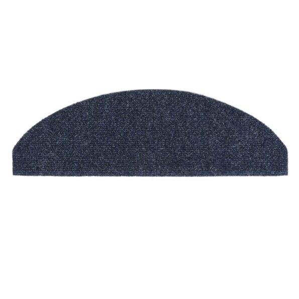 vidaXL Schodové rohože, samolepiace, 15 ks, 65x21x4 cm, modré, polkruhové, veľké – Obrázok 5