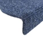 vidaXL Schodové rohože, samolepiace, 15 ks, 65x21x4 cm, modré, polkruhové, veľké – Obrázok 6