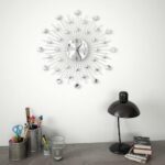 vidaXL Nástenné hodiny s pohonom Quartz moderný dizajn 50 cm – Obrázok 2