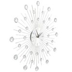 vidaXL Nástenné hodiny s pohonom Quartz moderný dizajn 50 cm – Obrázok 3