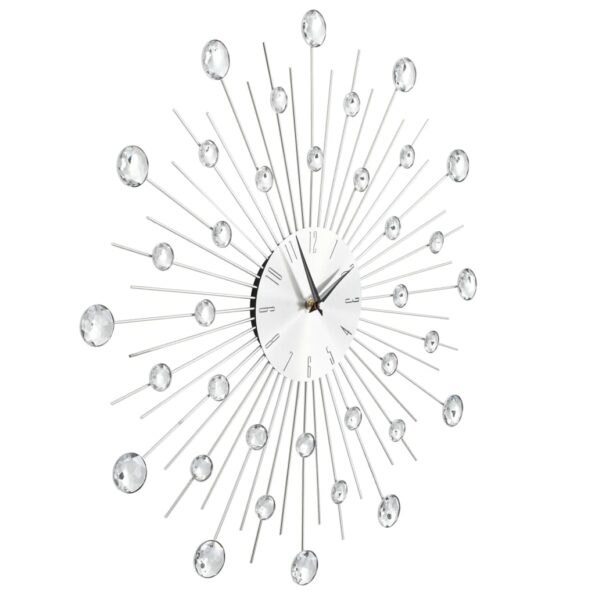 vidaXL Nástenné hodiny s pohonom Quartz moderný dizajn 50 cm – Obrázok 3