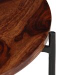 vidaXL 2-dielna sada konferenčných stolíkov masívne akáciaové drevo 60x35 cm – Obrázok 7