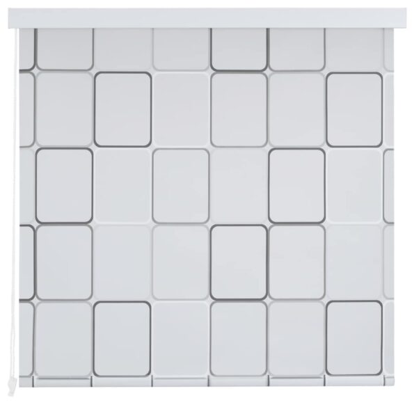 vidaXL Sprchová roleta, 160x240 cm, štvorcový vzor – Obrázok 3