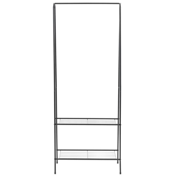vidaXL Vešiak na oblečenie 59x35x150 cm čierny – Obrázok 2
