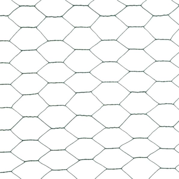 vidaXL Drôtené pletivo, oceľ potiahnutá PVC 25x1,2 m, zelené – Obrázok 4