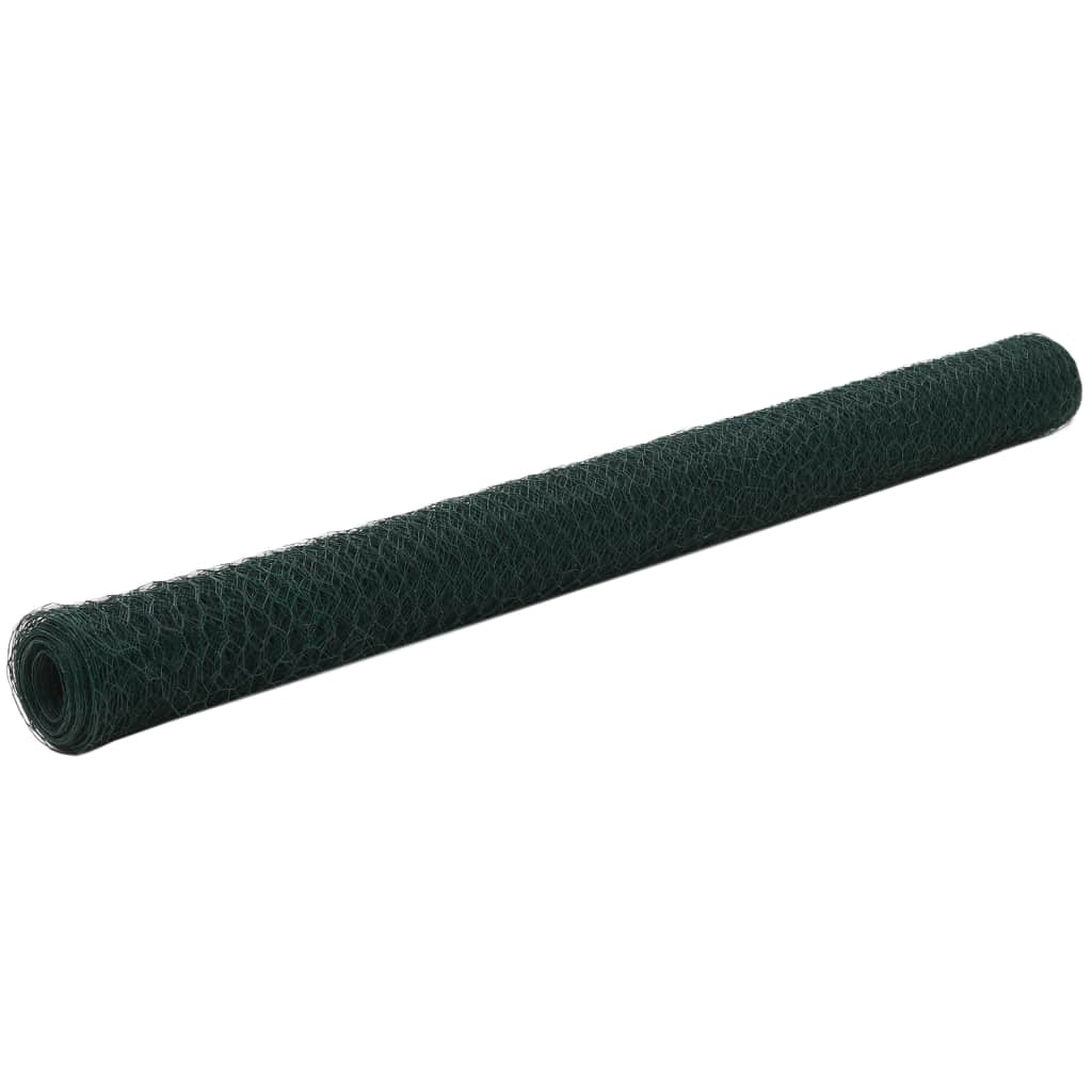 VXL8718475624561_a_en_hd_1.jpg vidaXL Drôtené pletivo oceľ potiahnutá PVC 25x1,5 m zelené – Obrázok 1