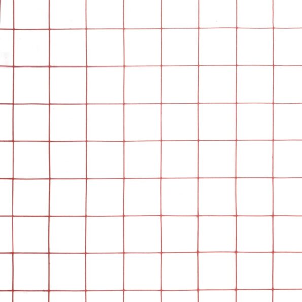 vidaXL Drôtené pletivo, oceľ potiahnutá PVC 10x0,5 m, červené – Obrázok 4
