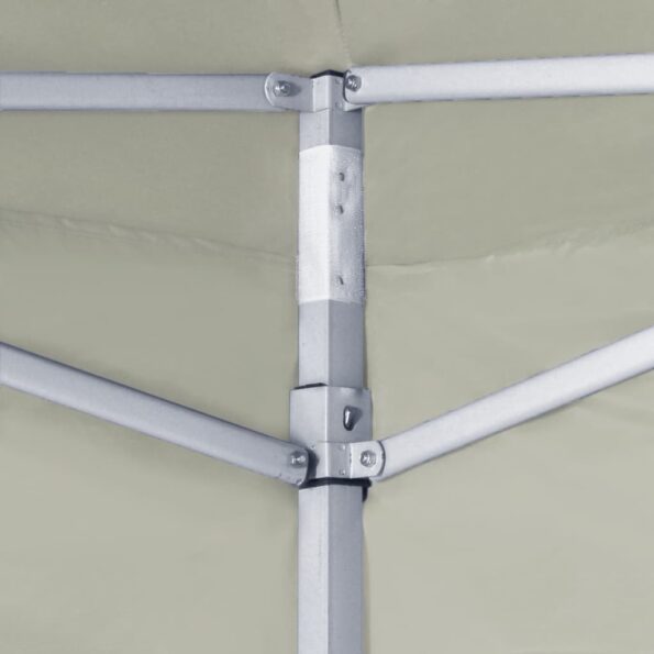 vidaXL Skladací stan s 2 stenami krémový 291x291x315 cm – Obrázok 2