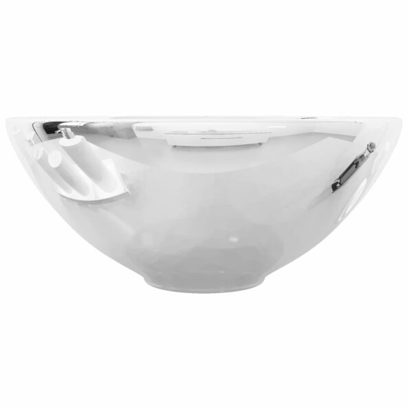 vidaXL Umývadlo 32,5x14 cm keramické strieborné – Obrázok 4
