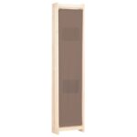 vidaXL 5-panelový paraván hnedý 200x170x4 cm látkový – Obrázok 4