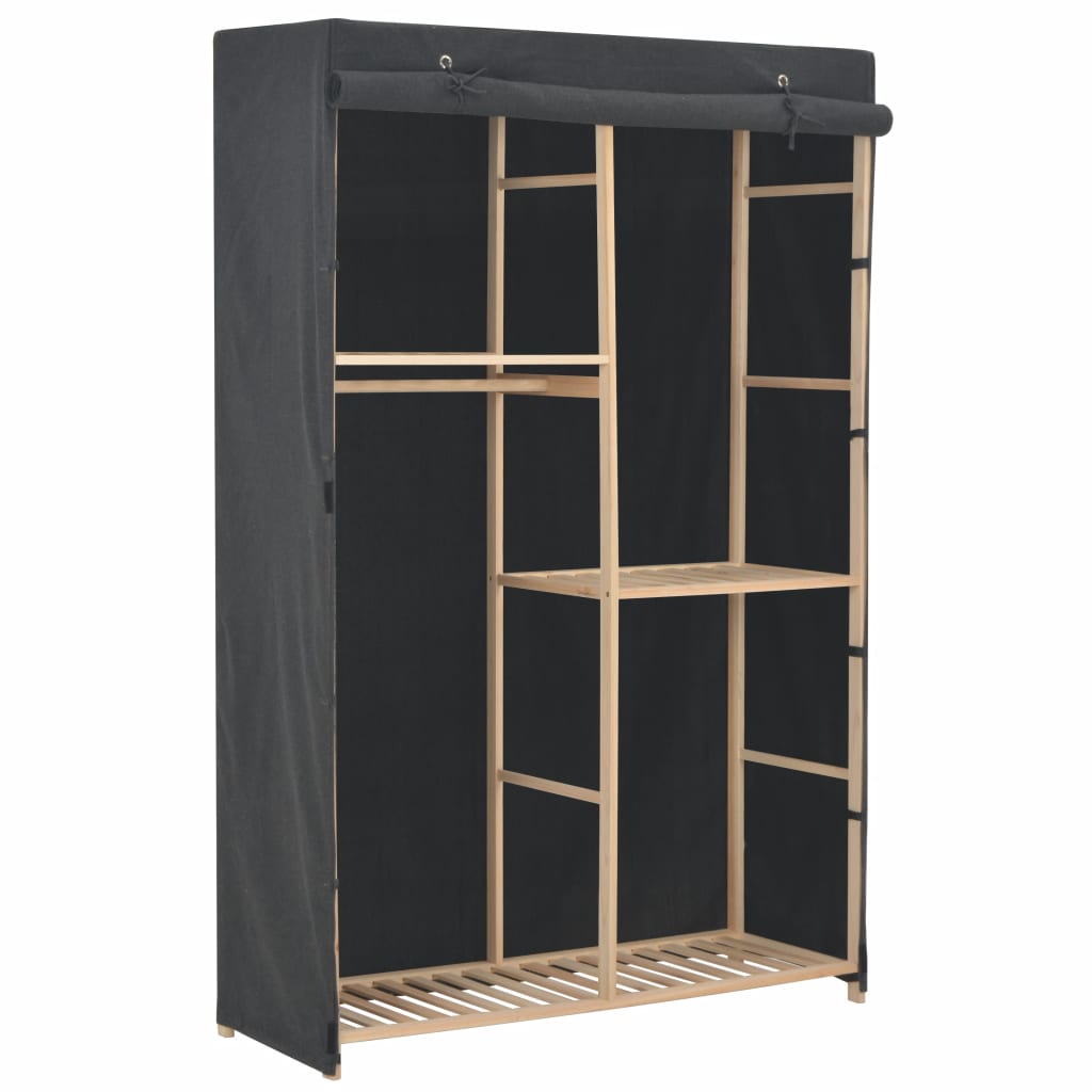 VXL8718475730965_a_en_hd_1.jpg vidaXL 3-poschodový šatník sivý 110x40x170 cm látkový – Obrázok 1