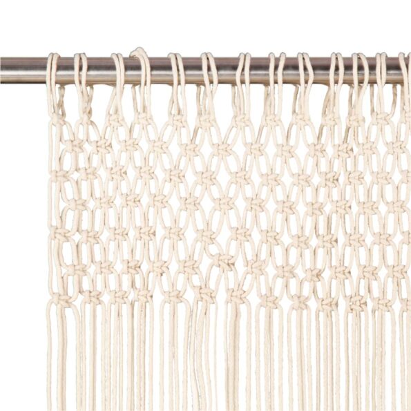 vidaXL Záves macrame 140x240 cm, bavlna – Obrázok 3