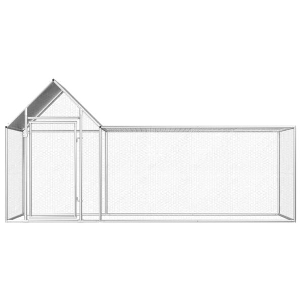 vidaXL Kurín 3x1x1,5 m, pozinkovaná oceľ – Obrázok 2