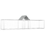 vidaXL Kurín 5x1x1,5 m, pozinkovaná oceľ