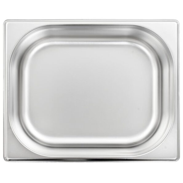 vidaXL Gastronádoby 4 ks, GN 1/2, 100 mm, nehrdzavejúca oceľ – Obrázok 5