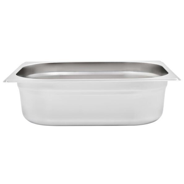 vidaXL Gastronádoby 4 ks, GN 1/2, 100 mm, nehrdzavejúca oceľ – Obrázok 6