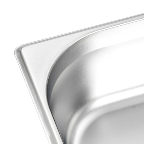 vidaXL Gastronádoby 4 ks, GN 1/2, 100 mm, nehrdzavejúca oceľ – Obrázok 7