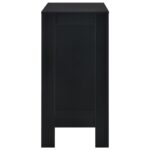 vidaXL Barový stôl s poličkou čierny 110x50x103 cm – Obrázok 5
