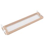 vidaXL Zábrana na detskú posteľ, sivohnedá 150x42 cm, polyester – Obrázok 4