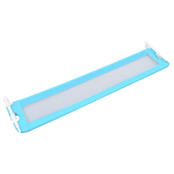 vidaXL Zábrana na detskú posteľ, modrá 180x42 cm, polyester – Obrázok 4