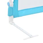 vidaXL Zábrana na detskú posteľ, modrá 180x42 cm, polyester – Obrázok 6