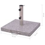 vidaXL Stojan na slnečník 45 cm – Obrázok 6