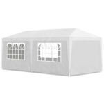 vidaXL Párty stan 3x6 m, biely – Obrázok 2