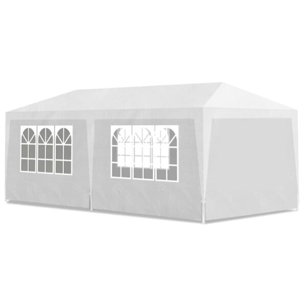 vidaXL Párty stan 3x6 m, biely – Obrázok 2
